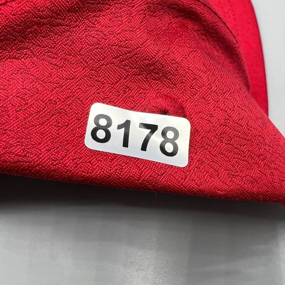 Air Jordan Hat Men Red Metal Logo Gold Cement Elephant Jumpman Snap Back Cap - Picture 8 of 8